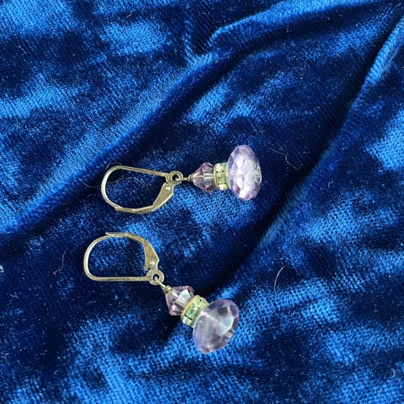 Amethyst and 925 Necklace + Earring - Picture 3 of 5